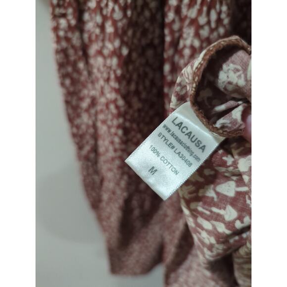 Lacausa Playa Mushroom Babydoll Mini Dress NWT - Picture 5 of 5